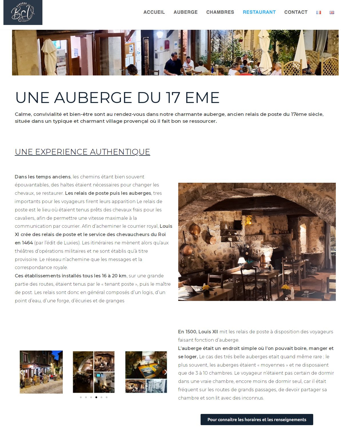 You are currently viewing Refonte du site Auberge de Baudinard